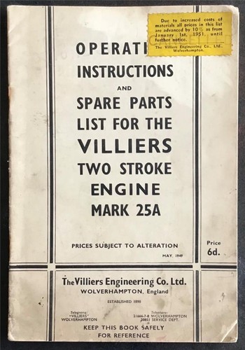 Villiers mk25a two - mk25a,