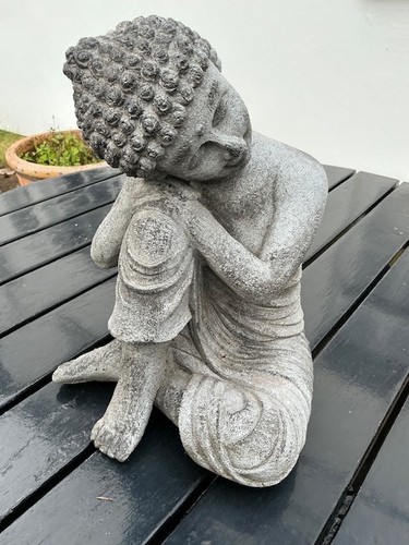 Garden ornament sitting - sitting, buddha