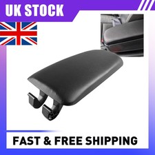 Leather Armrest Center Box Console Lid Cover Black For Audi A4 B6 B7 2002-2008