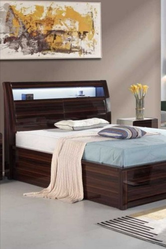 Dark walnut color - walnut, gloss