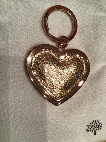 Mulberry rose gold heart