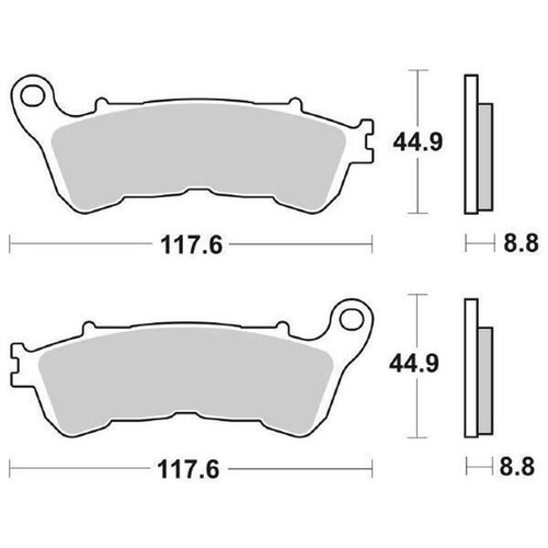 Brake pad set 192ms - brake,