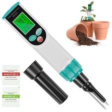 Digital pH and Temperature Probe for Food Testing Fermentation and Soil