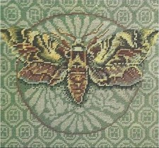 Ehrman HAWKMOTH by KAFFE FASSETT tapestry needlepoint  VINTAGE RARE KIT