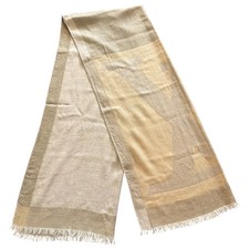 LOUIS VUITTON Beige LV Logo