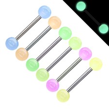 GLOW IN DARK 6pc Steel Bar