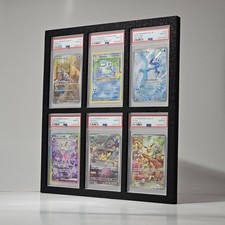 PSA Slab Card Display Wall Mount – Magnetic Two-Piece Frame for Pokémon & TCG