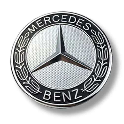 Mercedes bonnet badge front - bonnet,