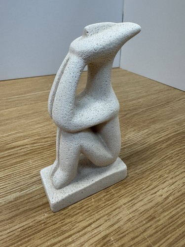 Cycladic thinker statue - thinker,