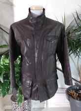 DESIGNER Barbour LEATHER HEAVY WARM WINTER JACKET COAT SIZE XL '