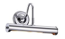 12" Polished Chrome Swan Neck