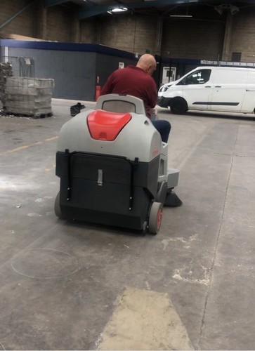 Ride sweeper scrubber - sweeper,
