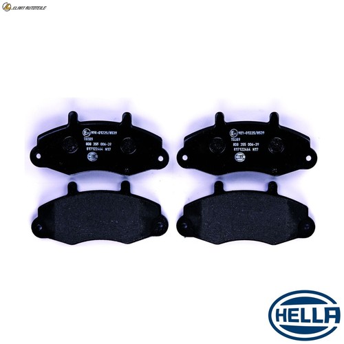 Brake pad set disc - disc, 8db