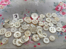 50  Vintage Mother of Pearl