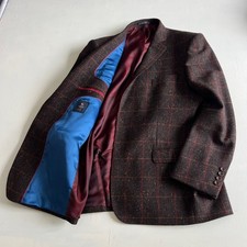 Stunning Magee Wool Hunting Jacket Blazer Hunting Embossed Lining Excellent