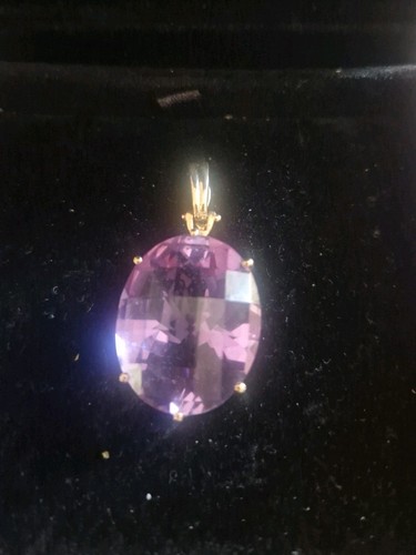 9ct yellow gold amethyst - 9ct,