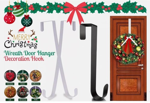 Door wreath hanger christmas - wreath,