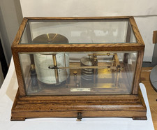 Antique Barograph With Drawer