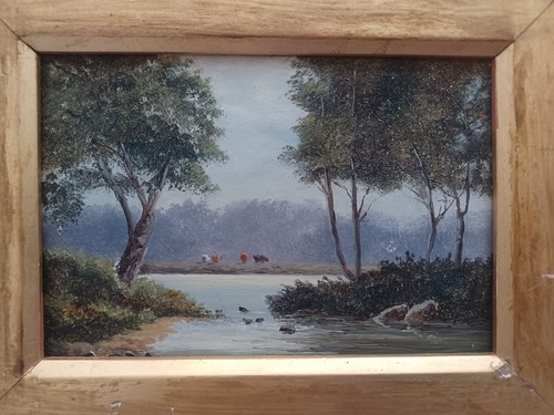 Victorian oil painting a - oil,