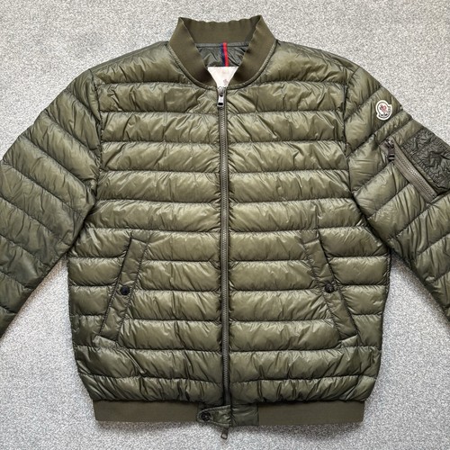 Moncler aidan khaki puffer - khaki,