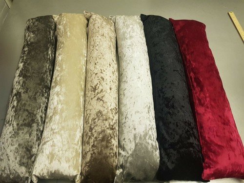 Velvet fabric draught excluder - velvet,