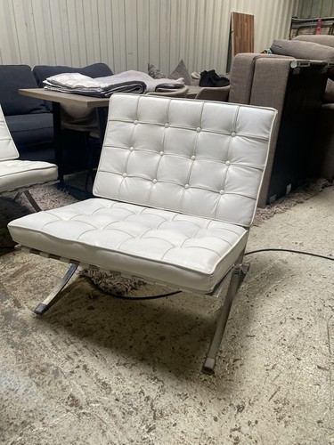 Barcelona chair modern used - chair,