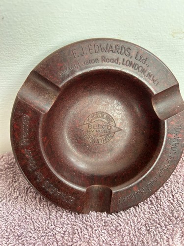 Bakelite ashtray edwards - bakelite,
