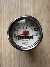 VEGLIA BORLETTI  SMALL SPEEDOMETER 0-120KM V50 V90 V100 NEW HEXAGON