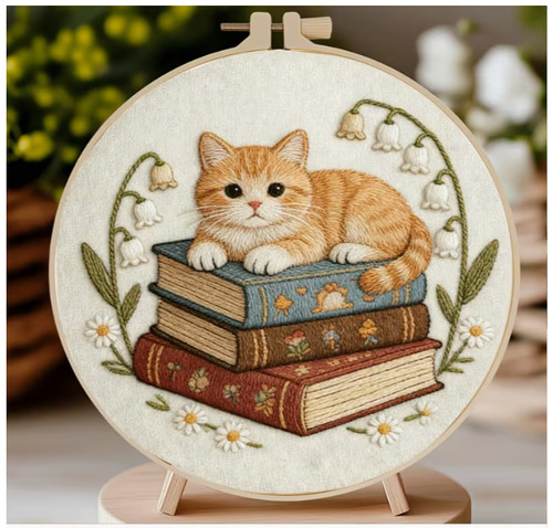 Embroidery hoop kit 20cm - hoop, 20cm/7.87"