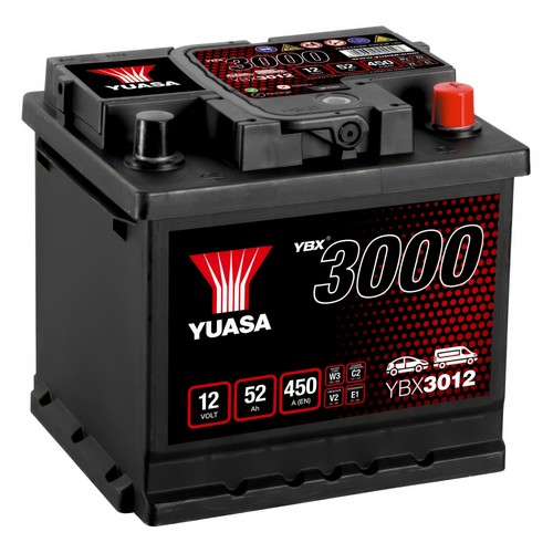 Yuasa car battery - car, 12v