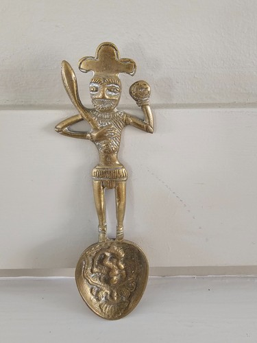 Tribal african brass - african, motif