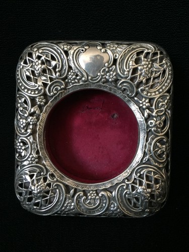 Silver pocket watch night