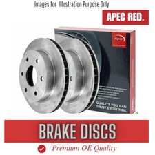 Brake Discs Pair FOR VAUXHALL