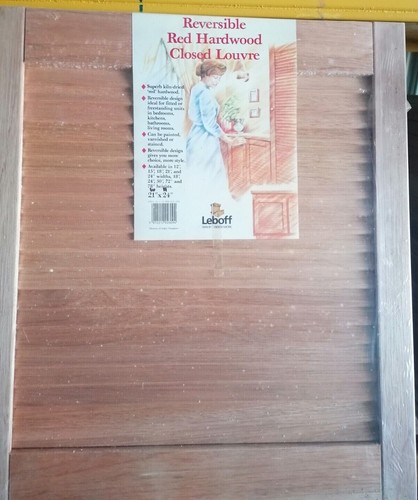 Hardwood louvre door x24 - door,