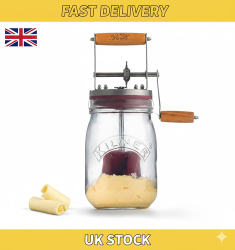 Kilner butter churner - butter,