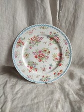 Cath Kidston CRANHAM Rose Dinner Plate Blue Floral 27 CMS 