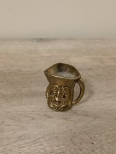 Brass Coloured Mini Toby Jug