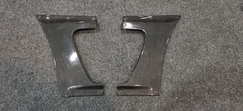 Carbon fiber fender - carbon, on