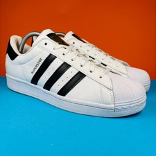 Adidas Originals Superstar Vegan Sneakers - UK8.5 - White - Great Condition