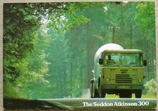 SEDDON ATKINSON 300 HAULAGE TIPPER CHASSIS Commercial Sales Brochure 1978