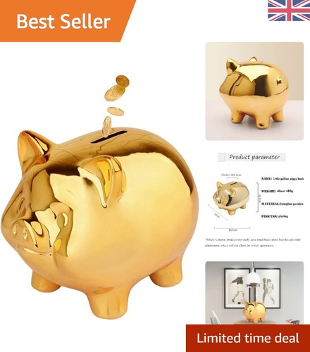 Reinforced ceramic piggy bank - ceramic,