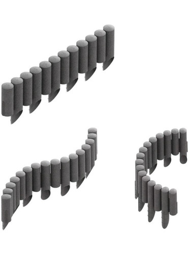 Flexible lawn edging raised - flexible,