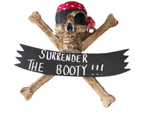 Pick skull crossbones tiki - pick,