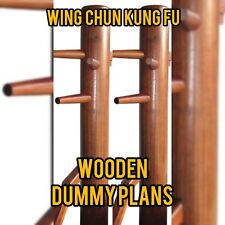 WING CHUN WOODEN DUMMY PLANS  & Online Class on Wooden Dummy