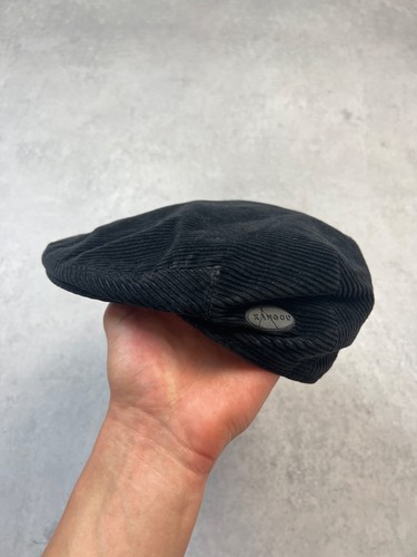 Vintage kangol black corduroy - kangol,
