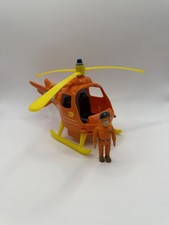 Fireman Sam Mountain Rescue Helicopter & Tom Thomas Pilot Figure 2009