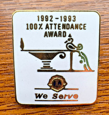 Lions Club 100% Attendance