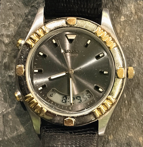 Vintage seiko h801 7028 analog - seiko, h801-7028