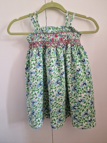 Hand smocked cotton summer - cotton,