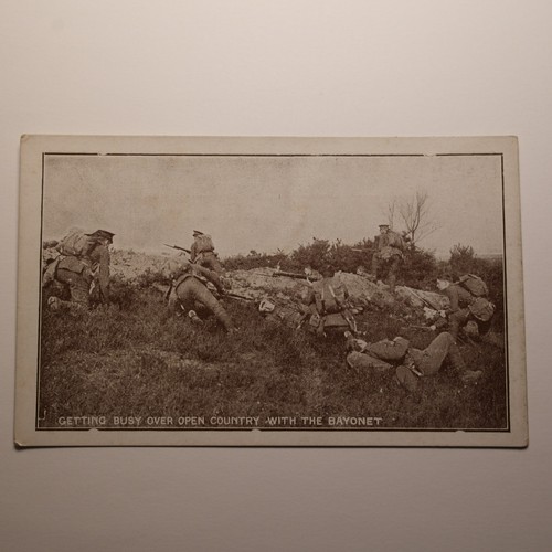 Postcard ww1 getting - postcard,
